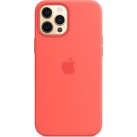 Apple 4 Pack Coque en silicone Apple iPhone 12 Pro Max - Red + Pink Citrus + Cantaloupe + Black