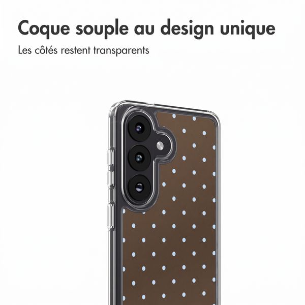 imoshion Coque Design Samsung Galaxy S27 / S26 - Polka Dot Bruin
