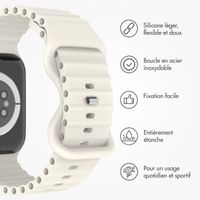 imoshion Bracelet Athletic en silicone Apple Watch | 38/40/41/42 mm - Starlight