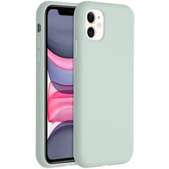 Accezz Coque Liquid Silicone Apple iPhone 11 - Sky Blue