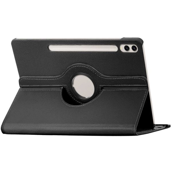 Concevez votre propre coque rotative à 360° Samsung Galaxy Tab S9 Plus - Noir