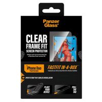 PanzerGlass Ultra Wide Fit FastFit in-a-box Protection d'écran Privacy Apple iPhone Duo