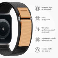 imoshion Bracelet Trail en nylon Apple Watch | 44/45/46/49 mm - Noir