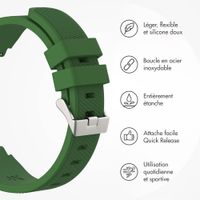 imoshion Bracelet en silicone flexible  - Connexion universelle 20 mm - Vert foncé