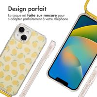 imoshion Coque Design avec cordon Apple iPhone 15 - Citrus Dream