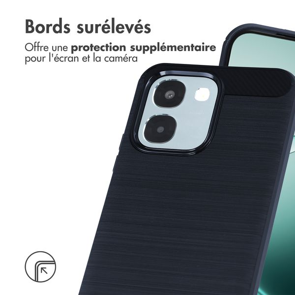 imoshion Coque Brushed Oppo A6 (5G) - Bleu foncé