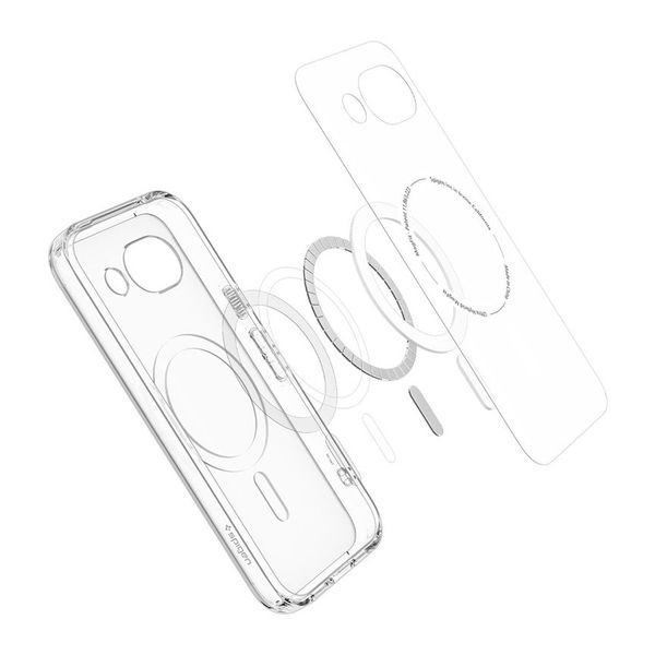 Spigen Coque Ultra Hybrid MagSafe Google Pixel 10a - Clear Graphite