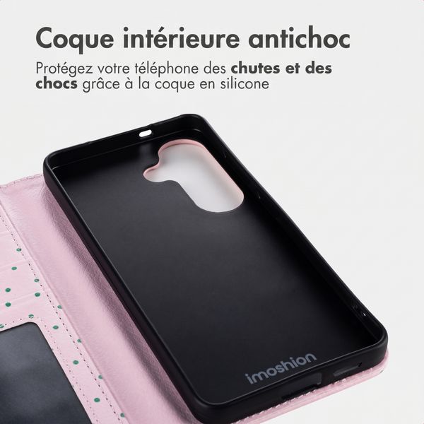 imoshion Étui de télephone portefeuille Design Samsung Galaxy S26 - Happy Dots