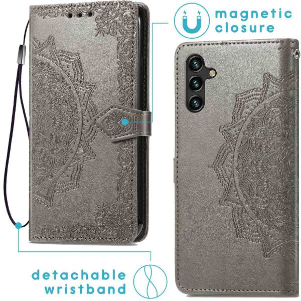 imoshion Etui de télephone Mandala Samsung Galaxy A13 (5G) / A04s - Gris
