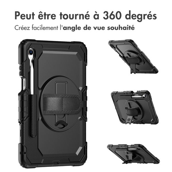 Accezz Coque arrière Defender XT Samsung Galaxy Tab S11 - Noir