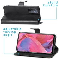 imoshion Étui de télephone portefeuille de luxe Oppo A74 (5G) / A54 (5G) - Noir