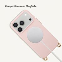 Selencia Coque arrière Rivièra avec MagSafe avec crochets amovibles Apple iPhone 17 Pro Max - Sorbet Pink