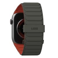 UAG Bracelet Pathfinder réversible en silicone Apple Watch | 44/45/46/49 mm - Olive/Rust