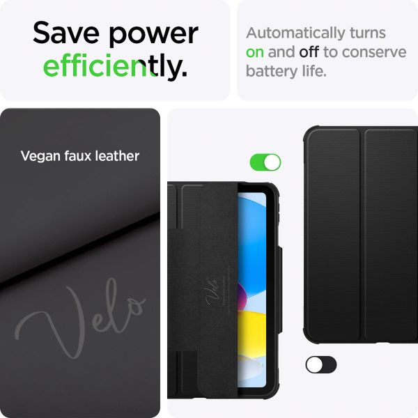 Spigen Coque tablette Rugged Armor Pro Apple iPad 11 (2025) 11 pouces A16 / iPad 10 (2022) 10.9 pouces - Noir