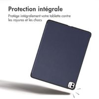 imoshion Coque tablette Trifold Apple iPad Pro 11 (2022 / 2021 / 2020 / 2018) - Bleu foncé