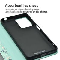 imoshion Étui de télephone portefeuille Design Motorola Moto G24 Power - Blue Flowers