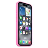 Apple Coque en silicone MagSafe Apple iPhone 16 - Peony Pink