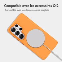 imoshion Coque arrière Color avec Thin MagSafe Ring Samsung Galaxy S26 Ultra - Orange