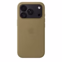 Apple Coque en silicone avec MagSafe Apple iPhone 18 Pro - Olive