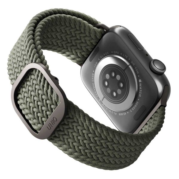 Uniq Bracelet tressé Aspen Apple Watch | 38/40/41/42 mm - Cypress Green