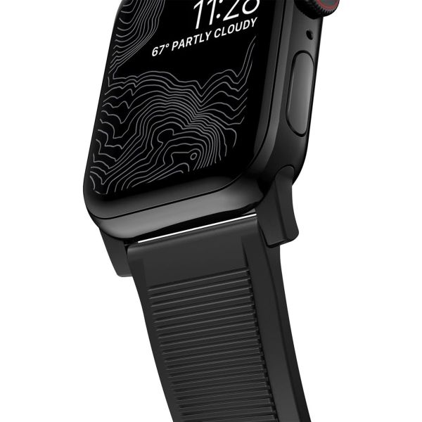 Nomad Bracelet robuste FKM Apple Watch | 44/45/46/49 mm - Noir / Noir