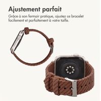 imoshion Bracelet en velours côtelé Apple Watch | 38/40/41/42 mm - Marron