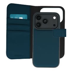 imoshion Étui portefeuille luxe 2-en-1 amovible Apple iPhone 18 Pro / 17 Pro - Bleu
