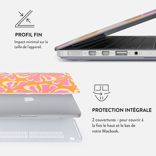 Burga Coque Rigide Apple MacBook Pro 14 pouces (2021 / 2023 M3 chip / 2024 M4 chip / 2025 M5 chip) - Aloha