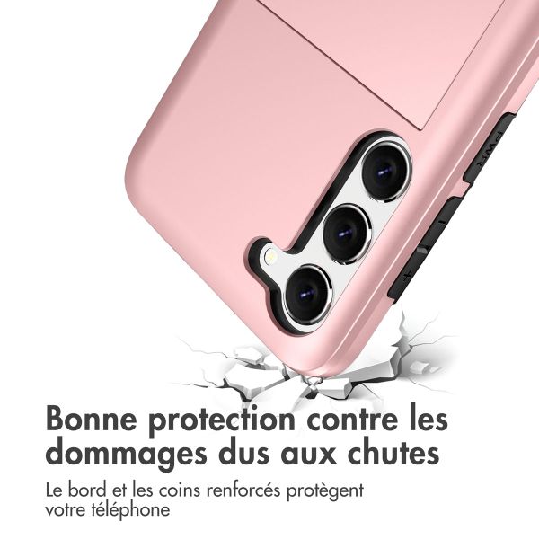 imoshion Coque arrière avec porte-cartes Samsung Galaxy S23 - Rose Doré
