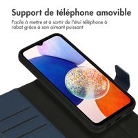 Accezz Premium Leather 2 in 1 Wallet Bookcase Samsung Galaxy A14 (5G/4G) - Bleu foncé