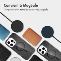 imoshion Coque Pailletée avec MagSafe Apple iPhone 14 Pro Max - Glitter Noir