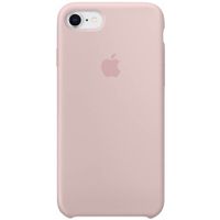 Apple 2 Pack Coque en silicone Apple iPhone SE (2022/ 2020) - Pink Sand + White