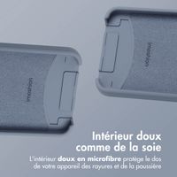 imoshion Coque arrière Color avec cordon amovible et MagSafe Samsung Galaxy S25 / S24 - Ash Blue