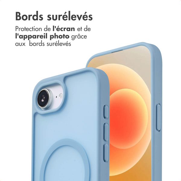 imoshion Coque Color Guard avec MagSafe Apple iPhone 17e / 16e - Bleu clair