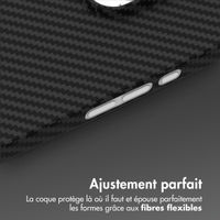Accezz Coque Kevlar® MagSafe Apple iPhone 16 Pro - Noir