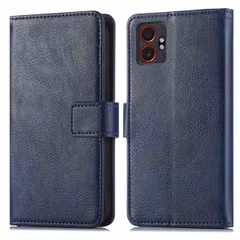 imoshion Étui de télephone portefeuille de luxe Samsung Galaxy Xcover 7 Pro - Bleu foncé