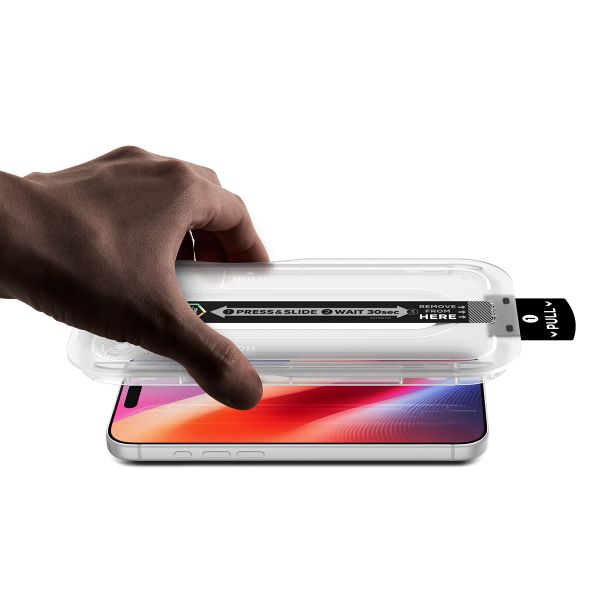 Spigen Protection d'écran en verre trempé GLAStR Privacy Applicator - lot de 1 Apple iPhone 18 Pro