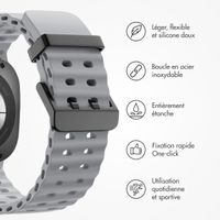 imoshion Bracelet Ocean en silicone Samsung Galaxy Watch Ultra (2024/2025) - Brown Gray