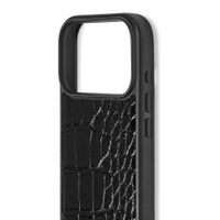 iDeal of Sweden Coque MagSafe en cuir végétalien Apple iPhone 18 Pro Max / 17 Pro Max - Black Croco