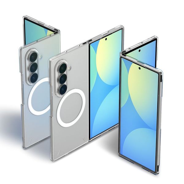 Spigen Coque AirSkin MagSafe Samsung Galaxy Z Fold 8 - Clear / White