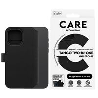 CARE by PanzerGlass Étui de télephone portefeuille Tango 2 en 1 avec MagSafe Apple iPhone 16 Pro Max - Black