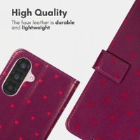 imoshion Étui de télephone portefeuille Design Samsung Galaxy A35 - Crush Check Coral Dust