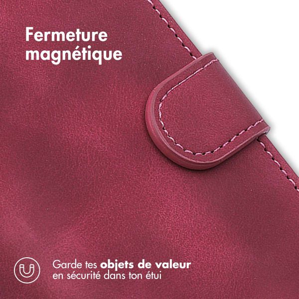 imoshion Etui de télephone portefeuille avec cordon Xiaomi Redmi Note 15 (5G) - Rouge