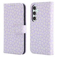 imoshion Étui de télephone portefeuille Design Samsung Galaxy S25 - White Daisy
