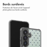 imoshion Coque Design Samsung Galaxy S24 - Polka Dot Mintgroen