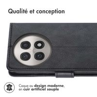 imoshion Étui de télephone portefeuille de luxe OnePlus 13R - Noir