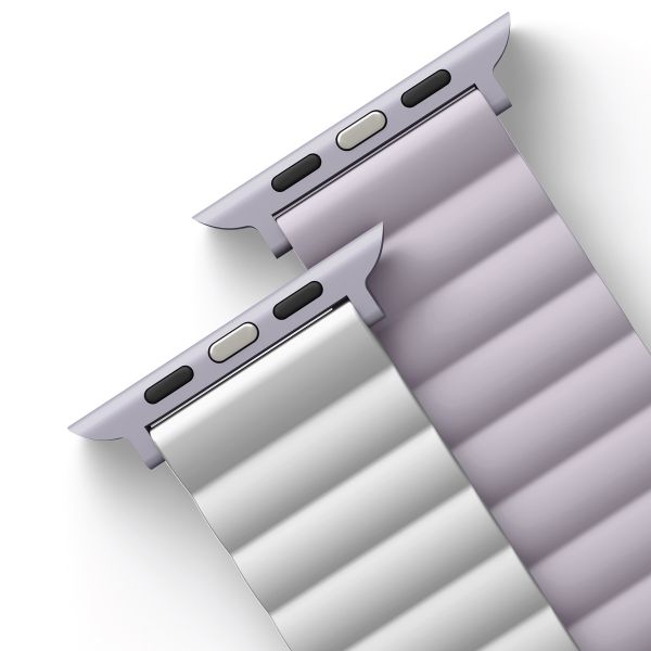 Uniq Bracelet Revix réversible Apple Watch | 44/45/46/49 mm - Lilac / White