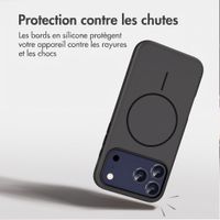 imoshion Coque arrière Color avec Thin MagSafe Ring Apple iPhone 17 Pro Max - Noir