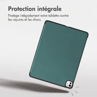imoshion Coque tablette Trifold Apple iPad Pro 11 (2022 / 2021 / 2020 / 2018) - Vert foncé