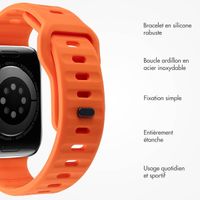 imoshion Bracelet Active Sport en silicone Apple Watch | 44/45/46/49 mm - Orange